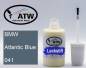 Preview: BMW, Atlantic Blue, 041: 20ml Lackstift, von ATW Autoteile West.